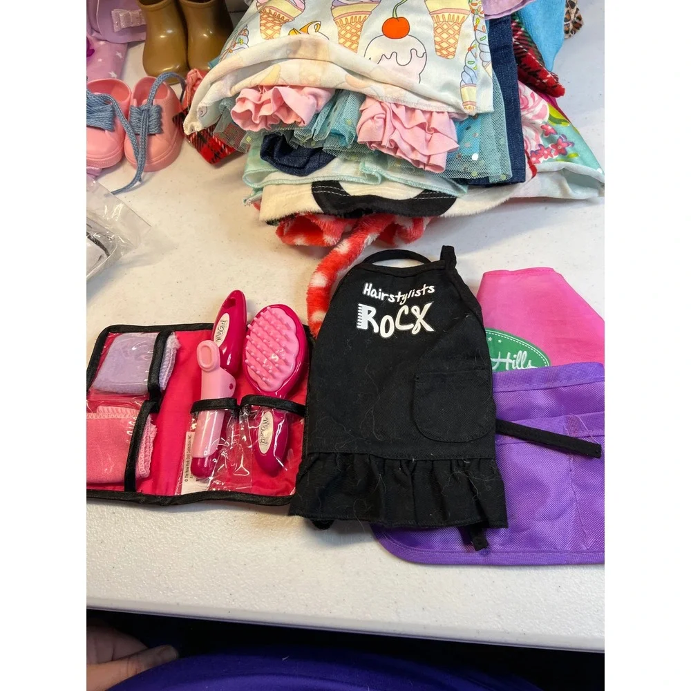 18 Inch Doll Clothes Accessories Lot fits American Girl Our Generation 20+pc